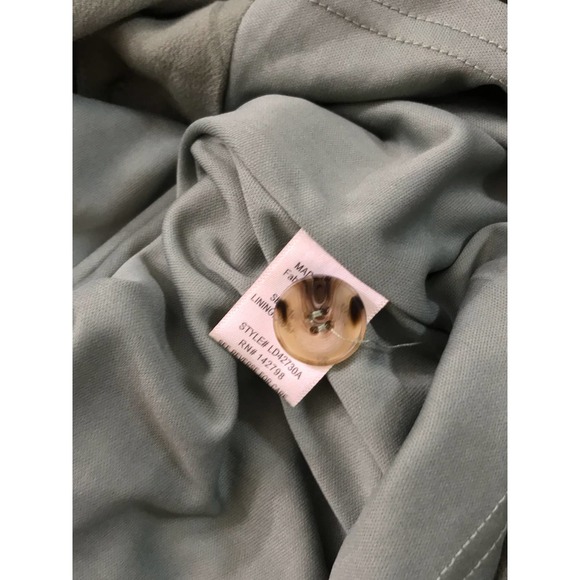 Altar’d State NWT button down, ruffle hem, olive green maxi dress - Picture 9 of 11